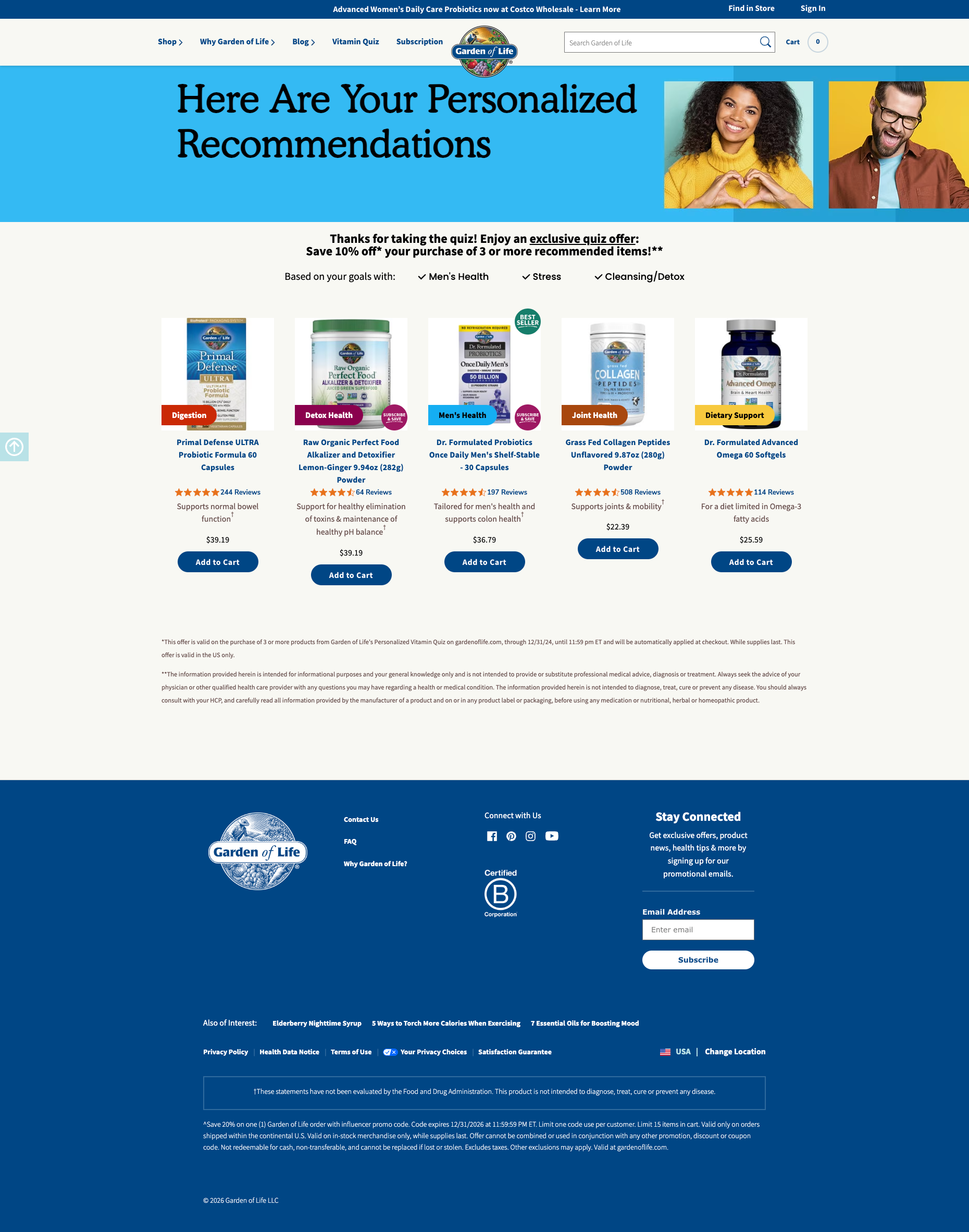 Results Page